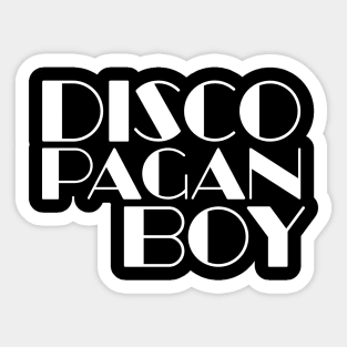 DISCO PAGAN BOY Sticker